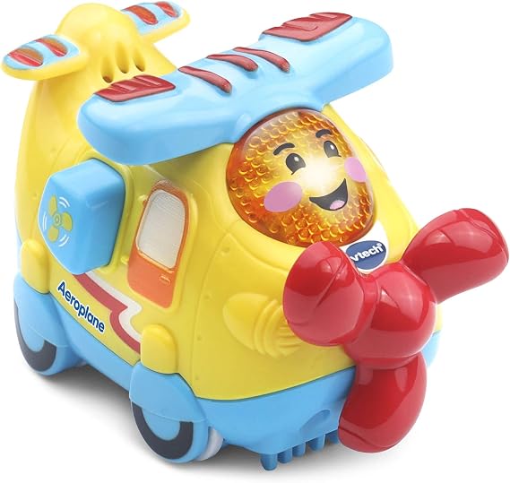 VTech Toot-Toot Drivers Aeroplane | Interactive Toddlers Toy for Pretend Play with Lights and Sounds | Suitable for Boys & Girls 12 Months, 2, 3, 4 + Years, English Version