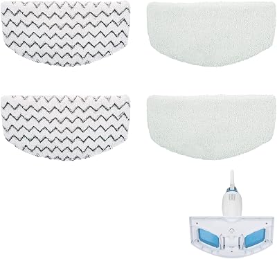 Steam Mop Pads for Bissell PowerFresh 1940 1806 Replacement Parts, 4 Pack
