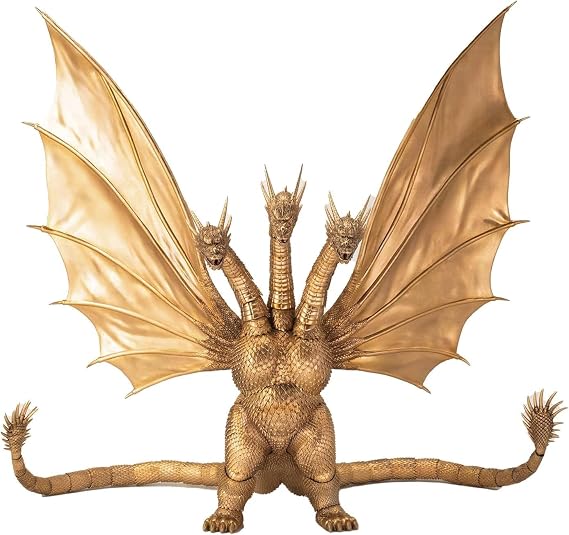 Hiya Toys Exquisite Basic Godzilla Series 1991 King Ghidra Action Figure, Painted, Finished Product