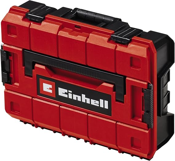 Einhell Taşıma ve Saklama Çantas E-Case S-F (aletlerin evrensel depolanması için, 44x32x13 cm dış boyutlar, maks. 25 kg yük, su sıçramasına dayanıklı, istiflenebilir, 9 plasti