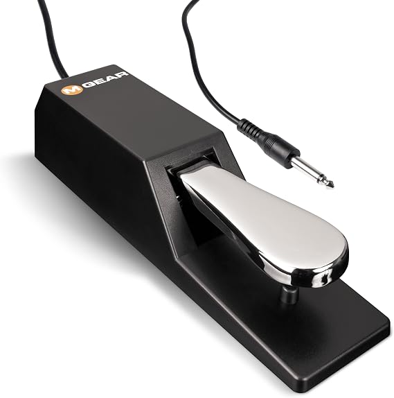M-AUDIO SP-2 Universal Sustain Pedal | Classic Piano-Style Pedal, Universal Compatibility with MIDI Keyboards, Pianos, and Synthesizers