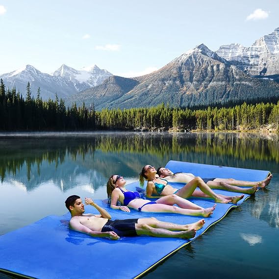 GYMAX Floating Water Mat