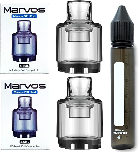Freemax Marvos Pod Tank Set of 2 + 1 Empty Bottle PCTG POD/2