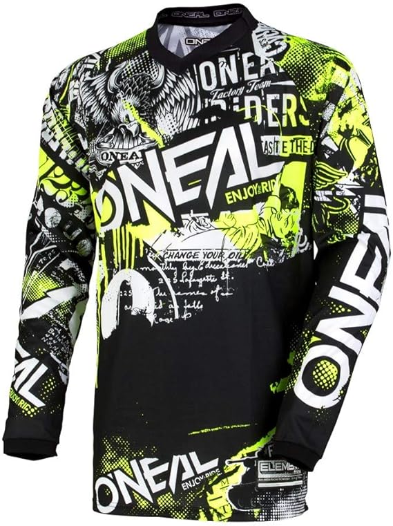 O'Neal Element Youth Jersey Attack Black/Yellow