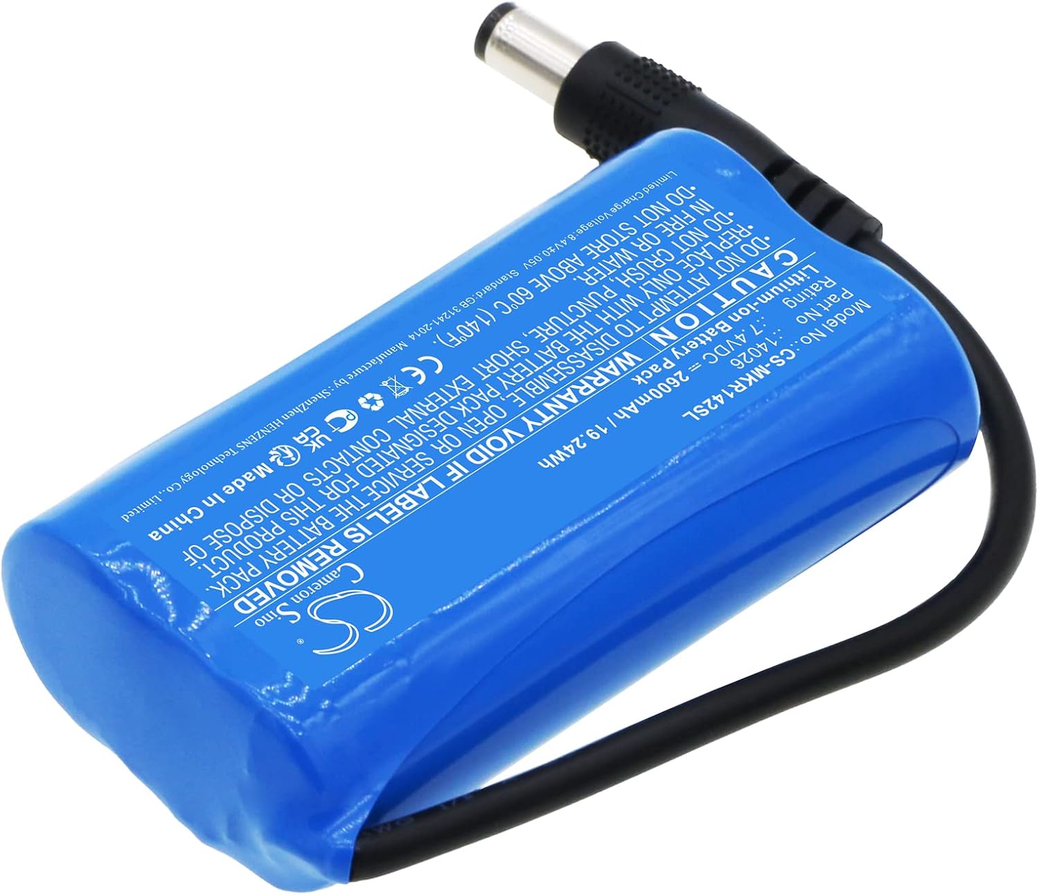 交換用バッテリー Makeblock mBot Ranger、Orion、Ultimate 2.0、Uultimate、部品番号:14026 2600mAh/7.4V