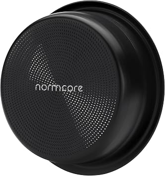 Normcore 58mm Precision High Extraction Basket With Titanium PVD Coating, Precision Filter Basket, Bottomless Portafilter Basket 18 Gram For 58mm Espresso machines, 18g