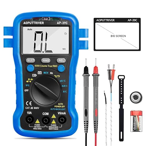 Digital Multimeter AP-39C Auto Ranging TRMS Multimeter