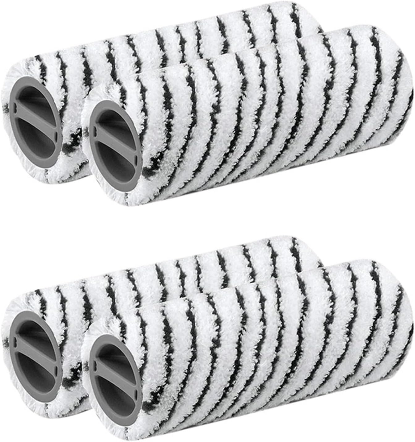 4Pcs Stone Roller Brush, Compatible for Karcher FC7 Premium FC7 FC5 Premium FC5 FC3, Cordless Floor Cleaner Parts