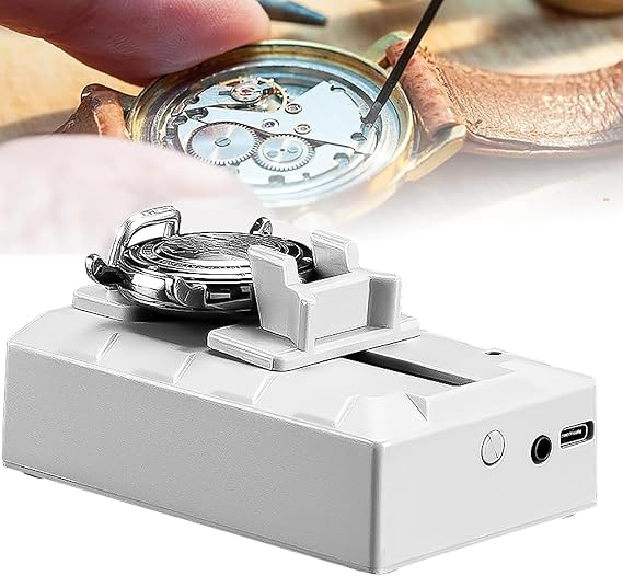 Watch Movement Timegrapher, Watch Timing Machine Tester Tools, Multifunctional Watchmaker Repairing Watch Tester Machine, Watchmaker DIY Repairing for PC Desktops Tablets Mechanical Watches.