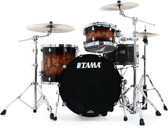 Tama Starclassic Walnut Birch Lacquer 3-Piece Shell Pack - Molten Brown Burst