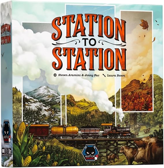 Alley Cat Games Station to Station, Ages 10+, 2-4 Players