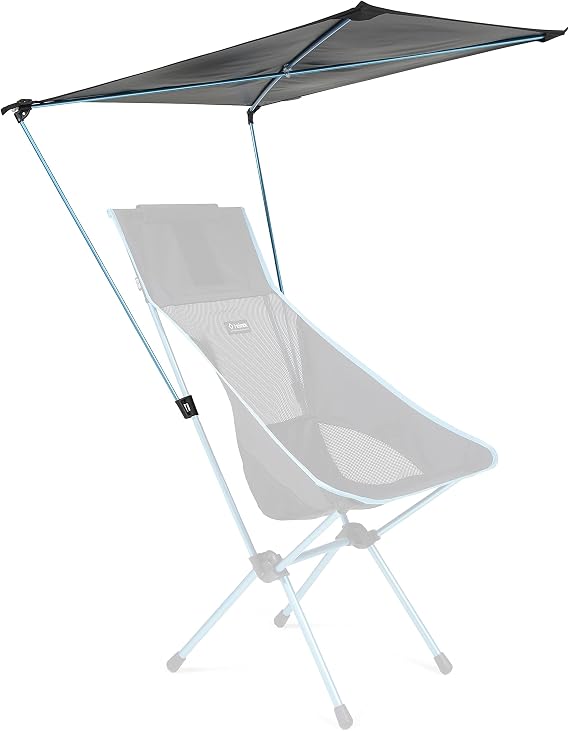 Helinox Personal Shade | Smart, Simple and Essential, Attachable Chair Canopy, Black