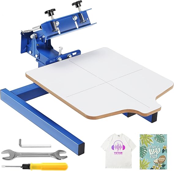 VEVOR Screen Printing Machine 1 Color 1 Station Silk Screen Printing Press