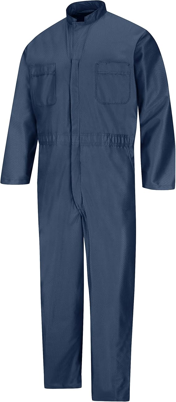 Red Kap Men's Anti Static Action Back Coverall, Meets ESD STM 2.1-1997 Standard