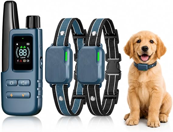 Shock Collar for 2 Dogs with Remote, 4500FT Range Dog Training Collar