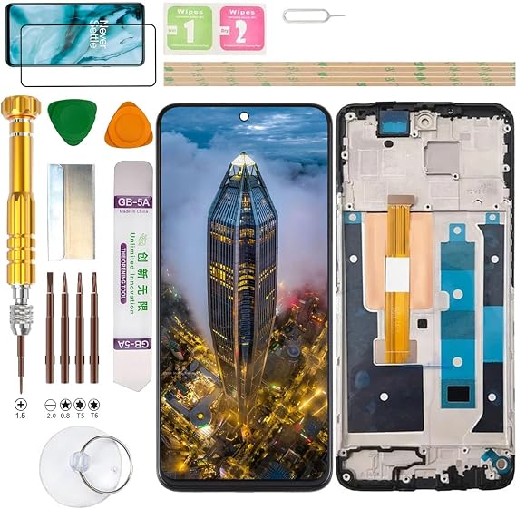 LCD Display Assembly for Realme 12 (5G Version) RMX3999 Screen Replacement Kit