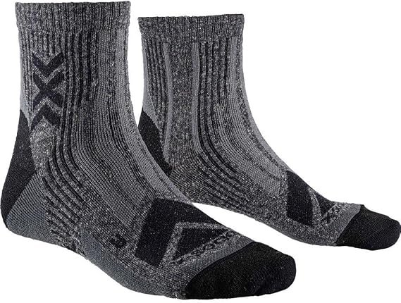 X-Bionic Unisex-Adults Perform Merino Ankle Socks - Black, Size 35-38 - Hiking, 1 Count