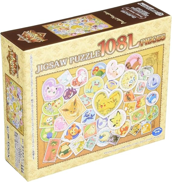 ensky - Pokemon - Postage Stamp Art, 108 Piece Jigsaw Puzzle