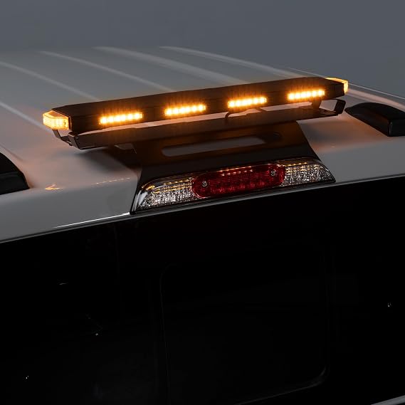 Putco HornetTM Amber LED Stealth Rooftop Strobe Light Bar, 24" Strobe Lights (Amber)