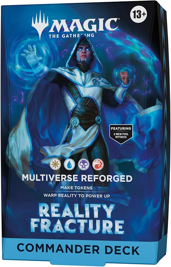 Magic: The Gathering Reality Fracture Commander Deck - Multiverse Reforged | 100-Card Deck + Accessories