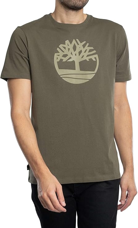 Timberland Men's Tree Logo T-Shirt, Green