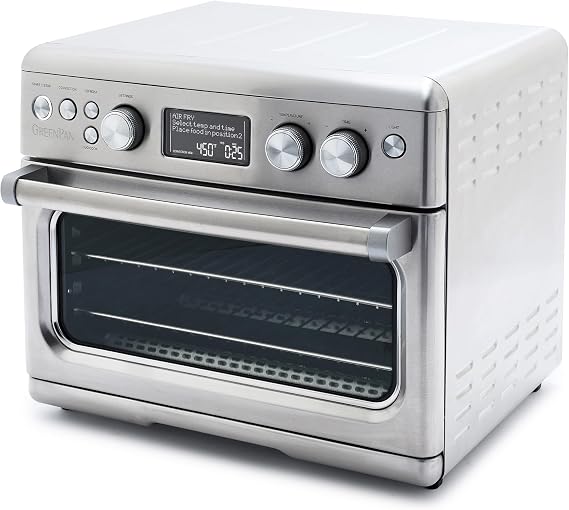 GreenPan 13-in-1 Elite Countertop Convection Oven & Air Fryer, Stainless