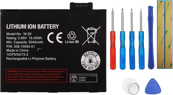 Battery W-20 Compatible with Netgear Nighthawk 5G WiFi 6 Mobile Hotspot Pro by AT&T W-20 MR5100 MR5200, MR5200-100EUS with Tools