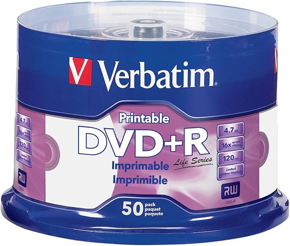 Ver2072233 - Disc,dvd+r,4.7gb,prtable