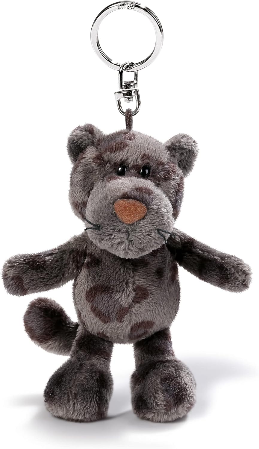 NICI Panther 47865 Key Ring 10 cm Grey