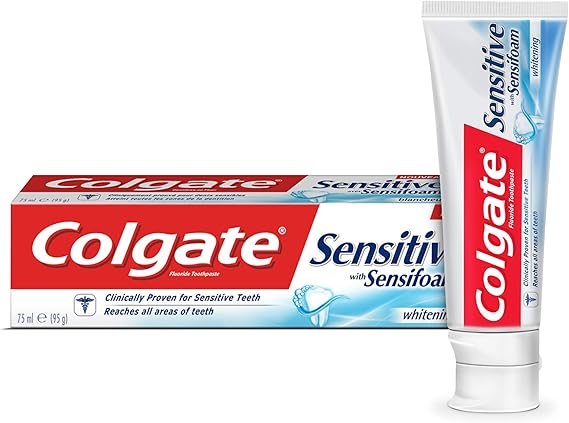 Colgate Sensitive Sensifoam Whitening Toothpaste 75 ml