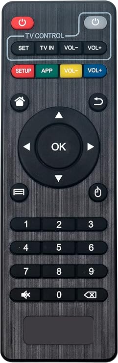 VINABTY Replace Remote fit for MXQ PRO MXQ-4K M8S (not M8S Plus) M8N M8 M8C M9C M10 V88 T95 T95M T95N T95X X96 X96 mini H96 H96 Pro X96 MAX X96S X96 AIR X96H X92 X95 MX9 TX92 Android TV Box