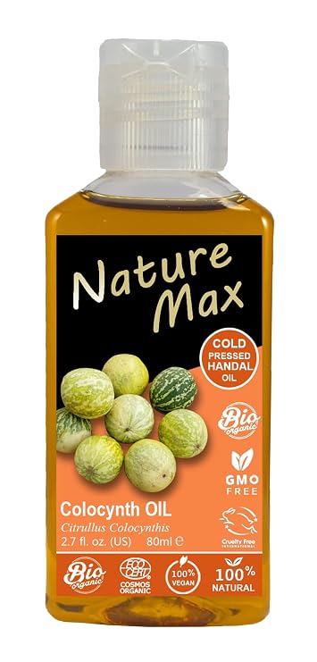 Nature Max Handal Citrullus Oil Natural Undiluted Pure For Hair Skin Care & Food Cold Pressed Premium (1 Pack = 2.70 oz / 80 ml)