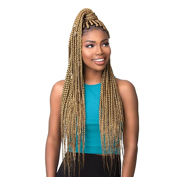 XPRESSION Sensationnel Synthetic Hair Braids 3X Ruwa Pre-Stretched Braid 24" (1 Pack, 4)