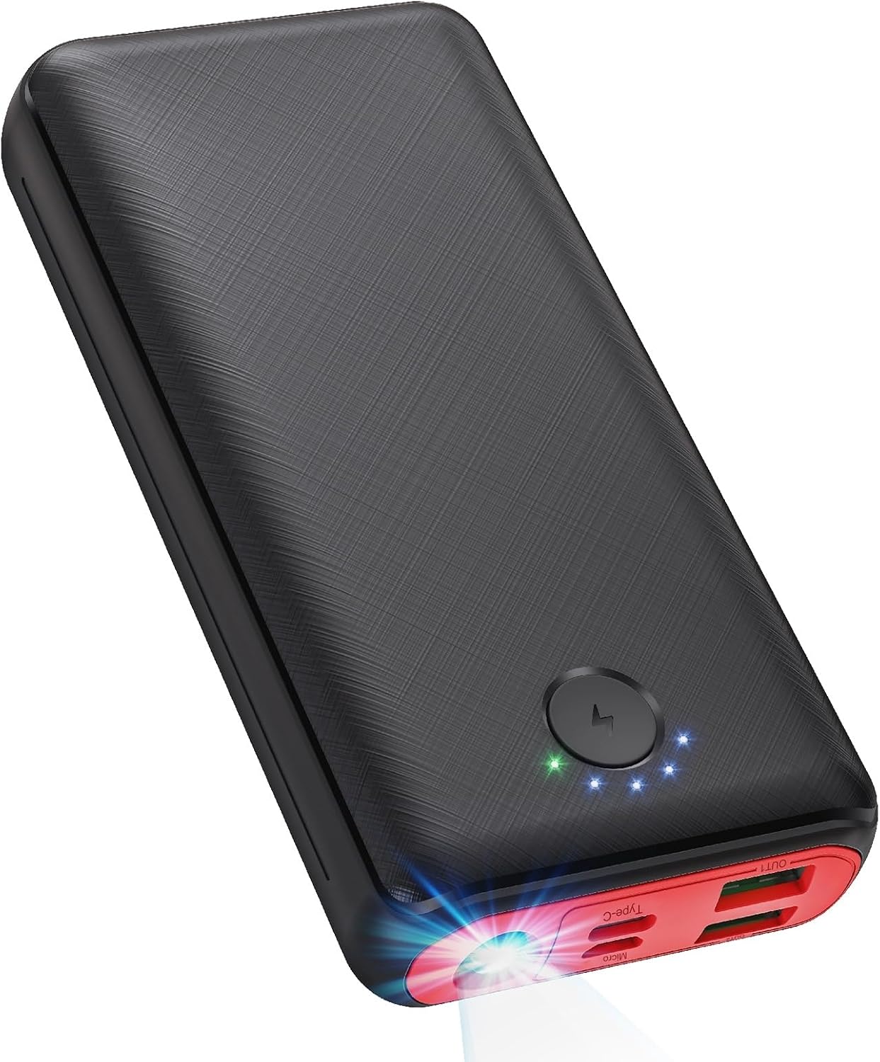 Power Bank 27000mAh Powerbank Fast Charging 22.5W QC 4.0 Portable Charger with Outputs Inputs Flashlight USB C Battery Pack, Ultra-High Capacity Compatible for iPhone Samsung Huawei