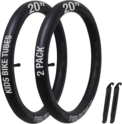 [2-Pack] Heavy Duty - 1214161820 | Kids Bikes Inner Tubes Replacements for Kids Bikes -3.50mm Thick for RoyalBaby, JOYSTAR, Dynacraft and More!