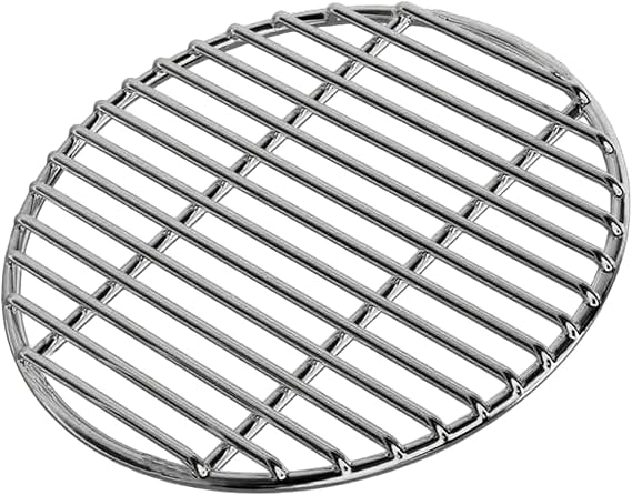 Grill Grates 11.8" Round Smooth Heat Resistant Stainless Steel Grill Grate for Baking Charcoal Grilling Roasting Grates, Grate, Stainless Steel, Replacement