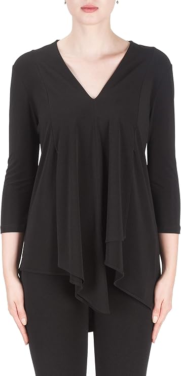 Joseph Ribkoff Womens Asymmetrical 3/4 Sleeve Tunic Style 161066J
