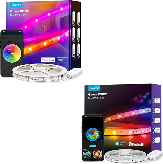 Govee RGBIC LED Strip Lights 16.4ft Bundle RGBIC LED Strip Lights 16.4ft