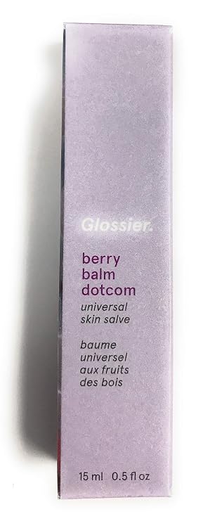 Glossier Balm Dotcom Universal Skin Salve 0.5 fl oz / 15 ml (Berry) - Hydrating, Nourishing Lip Balm