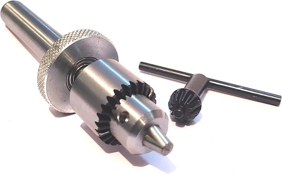 Precision Fine Micro Drill Mill Adapter Miniature Quill 1/2" Shank with JT0 Drill Chuck 0.3-4 mm-Manual Feed Control Avoids Drill Breakage-Engineering Tools Accessories