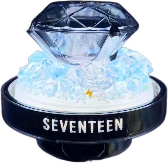 Seventeen Lightstick Diamond Base Decoration,Detachable and Reusable SVT Lightstick Decoration Accessories (Blue)