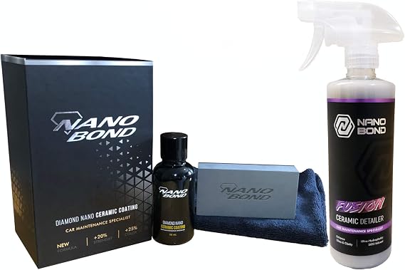 Nano Bond Ceramic Coating Bundle - Fusion Ceramic Spray (16oz) PRO Ceramic Coating (30ml)