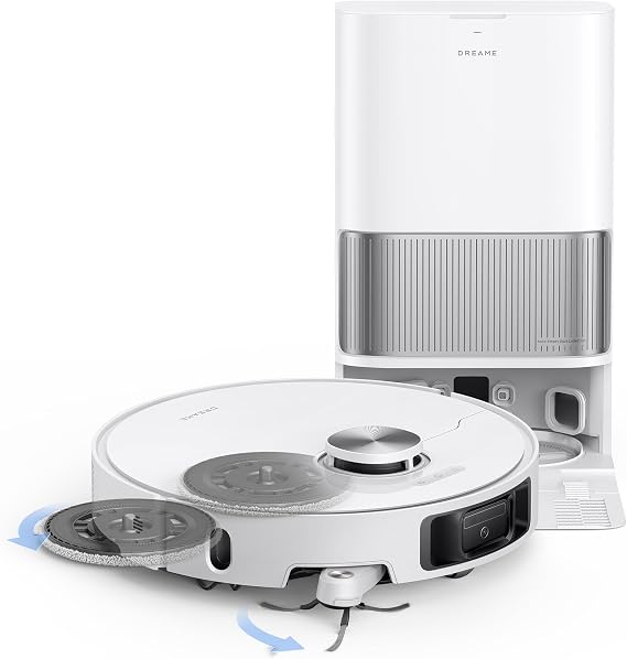 dreame L40s Ultra Robot Vacuum and Mop, 19,000Pa Suction & Auto Empty | Mop Self-Cleaning,100% Detangling DuoBrush, Extendable Mop & Side Brush, 1.57in (4cm) Obstacle Clearing, Smart Control