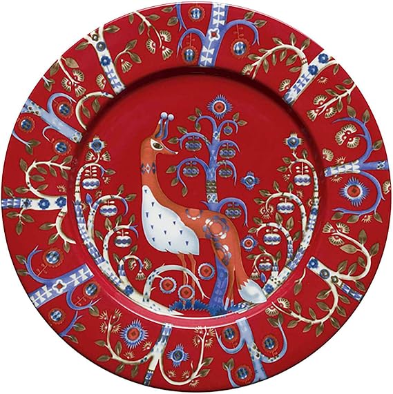 iittala Taika red Salad Plate 22cm