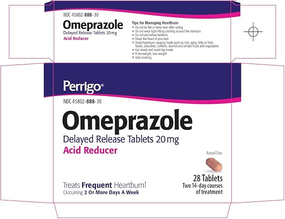 Omeprazole 20MG 28 Tablets