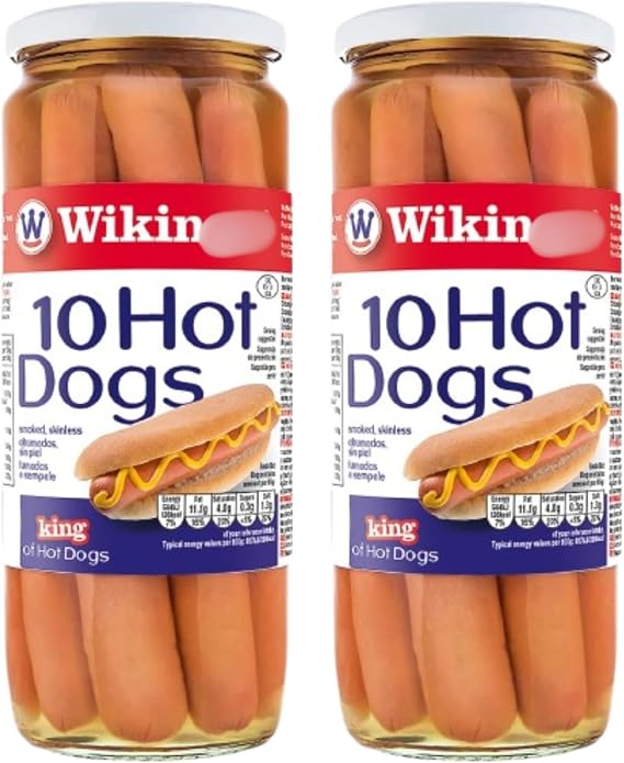 Hot Dogs 10pk x Pack of 2 - Enjoy These Smoked and Skinless Hot Dogs