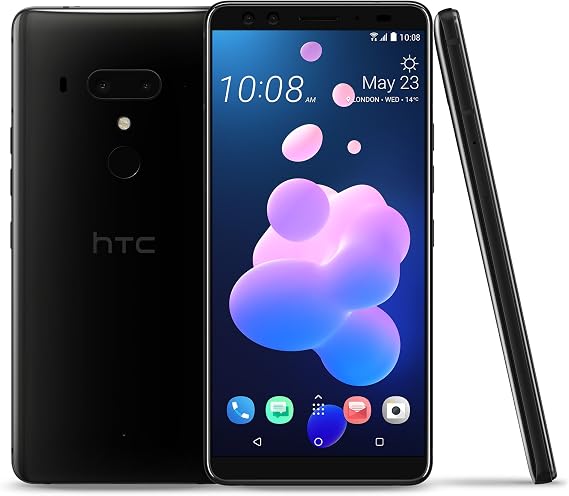 HTC U12+ Factory Unlocked Phone - 6" Screen - 64GB - Ceramic Black