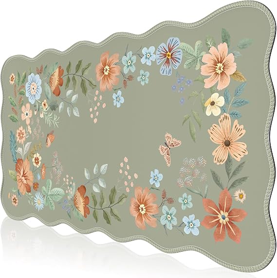 iCasso Green Computer Pad 35.4"x15.7", Desk Protector for Workspace