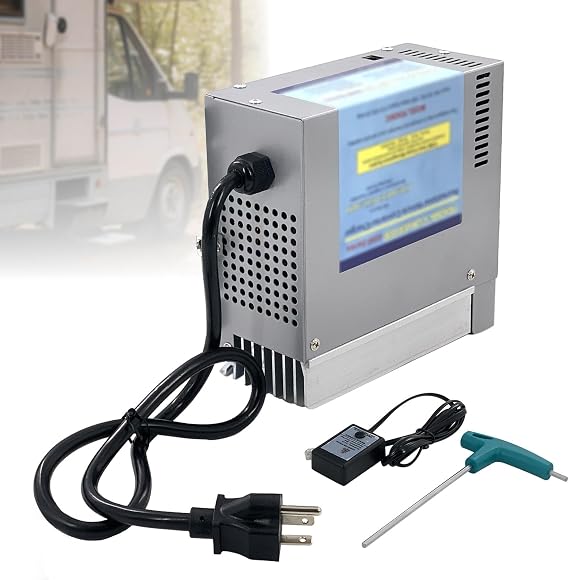 PD9280 RV Power Converter Charger 12V 80 Amp Compatible with 9200 Series | RV Charger Systems Built-in Charge Wizard & Remote Control for Campers Trailers Caravans Replace PD9280AV