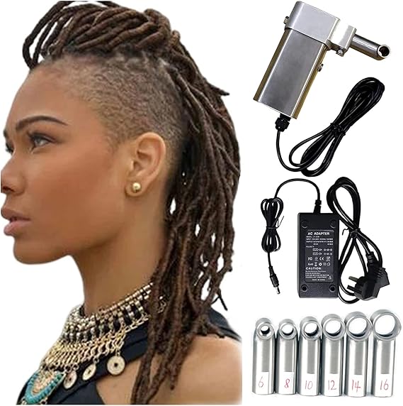 Dreadlocks Maker Tool, Instant Locs Machine for Quick DIY Hair Extensions, Handheld Crochet Braiding for Perfect Dreadlocks